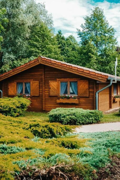 Holzhaus Direkt Am See Priepert Экстерьер фото