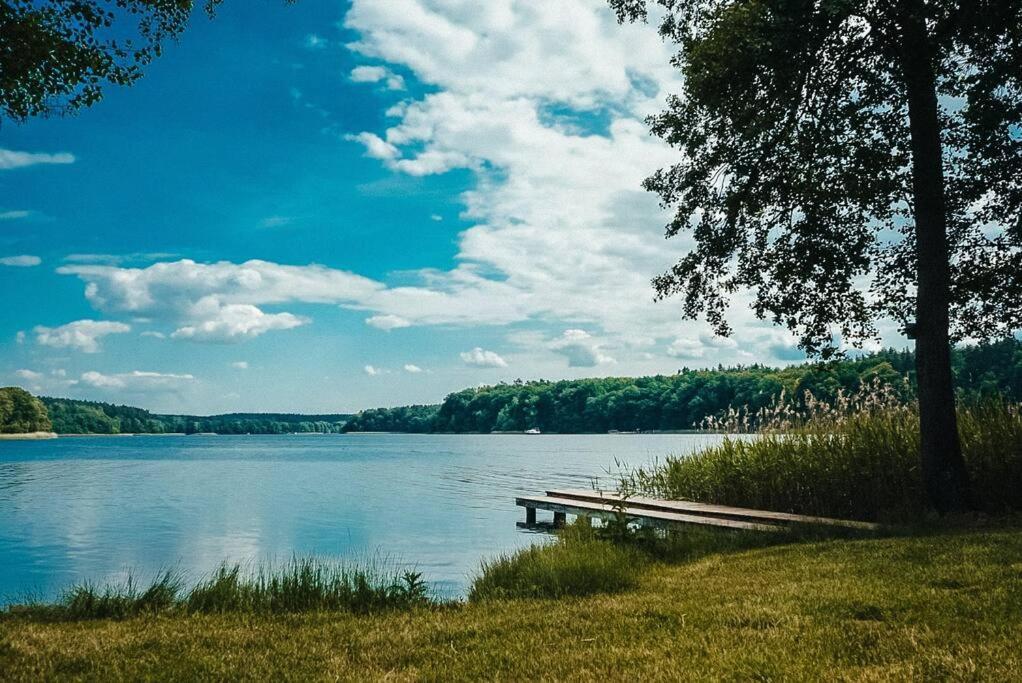 Holzhaus Direkt Am See Priepert Экстерьер фото