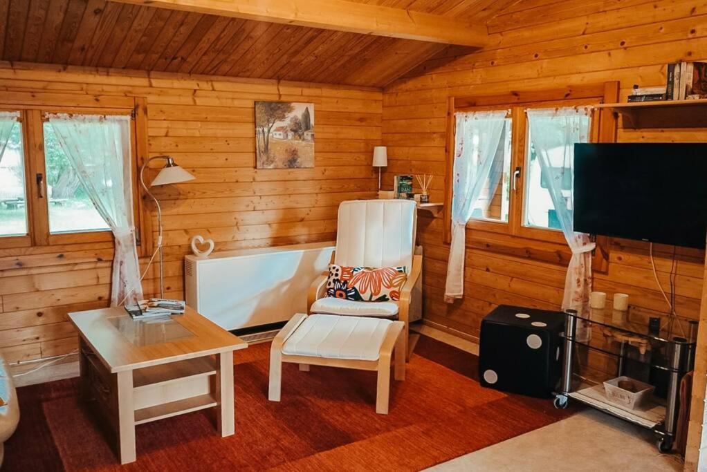 Holzhaus Direkt Am See Priepert Экстерьер фото
