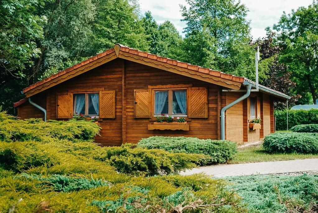 Holzhaus Direkt Am See Priepert Экстерьер фото